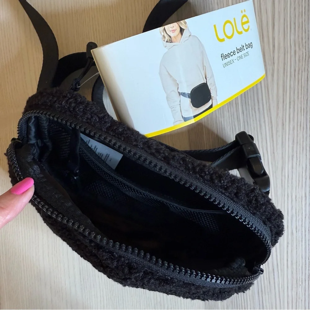 NWT Lole Fleece Belt Bag
